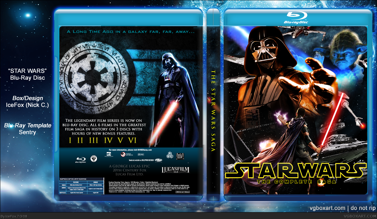 The Star Wars Saga box cover