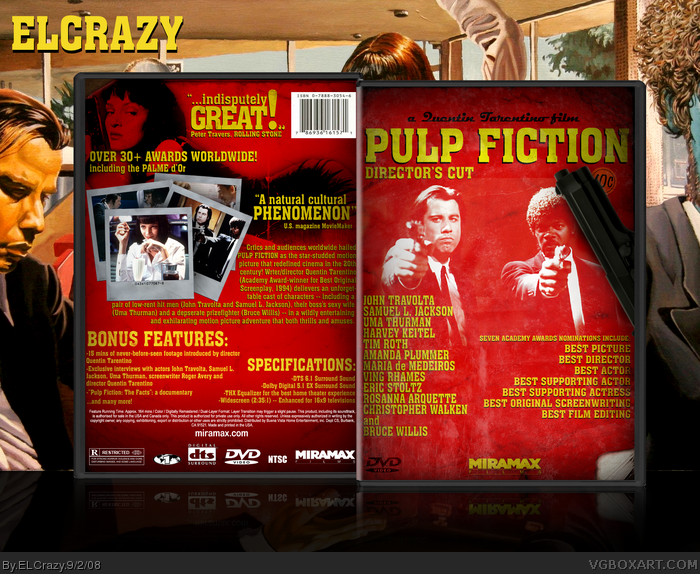 Pulp Fiction box art cover