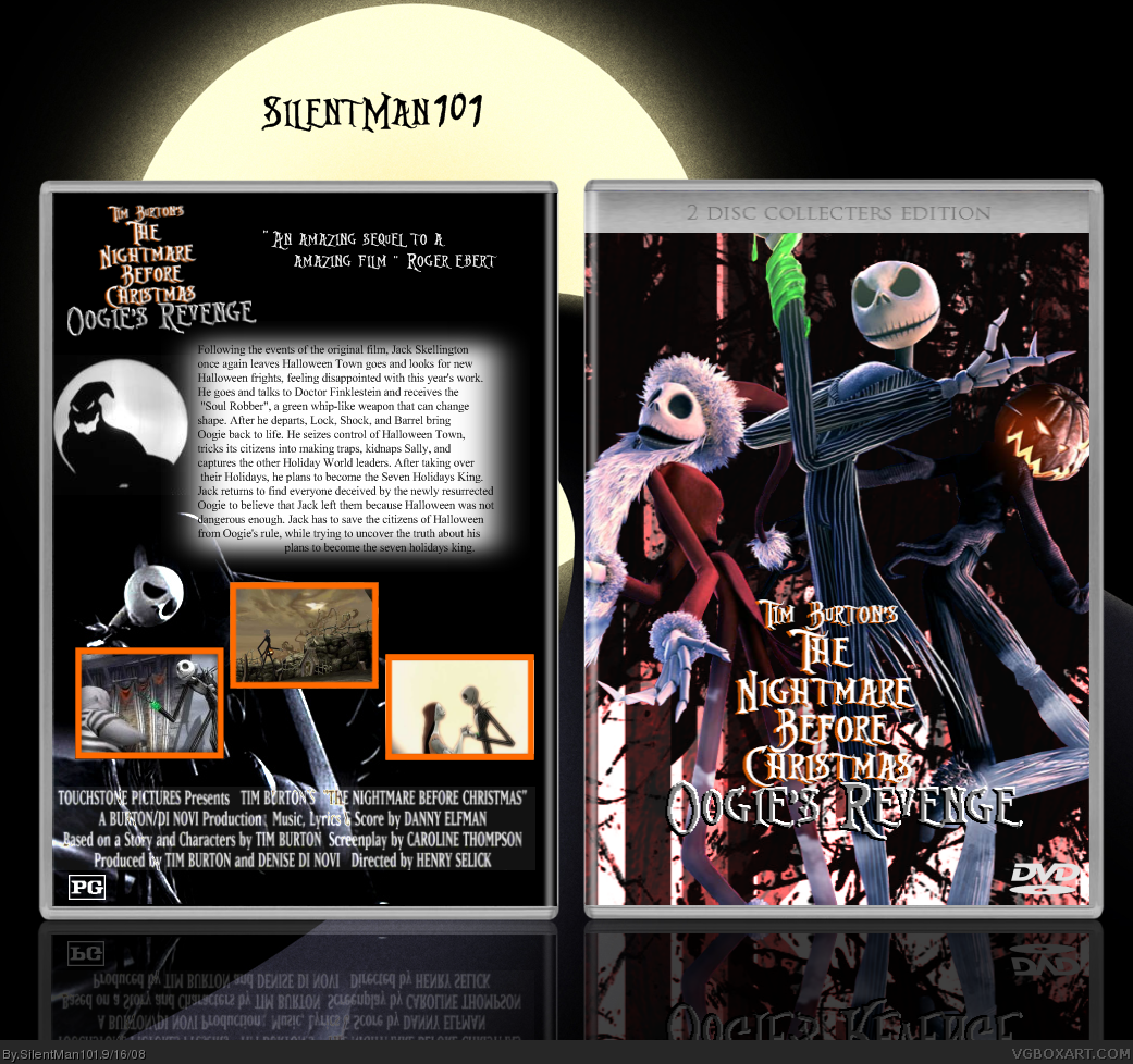 Tim Burton's The Nightmare Before Christmas 2 box cover