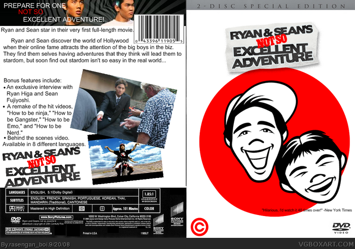 Ryan and Sean's Not-So Excellent Adventure box art cover