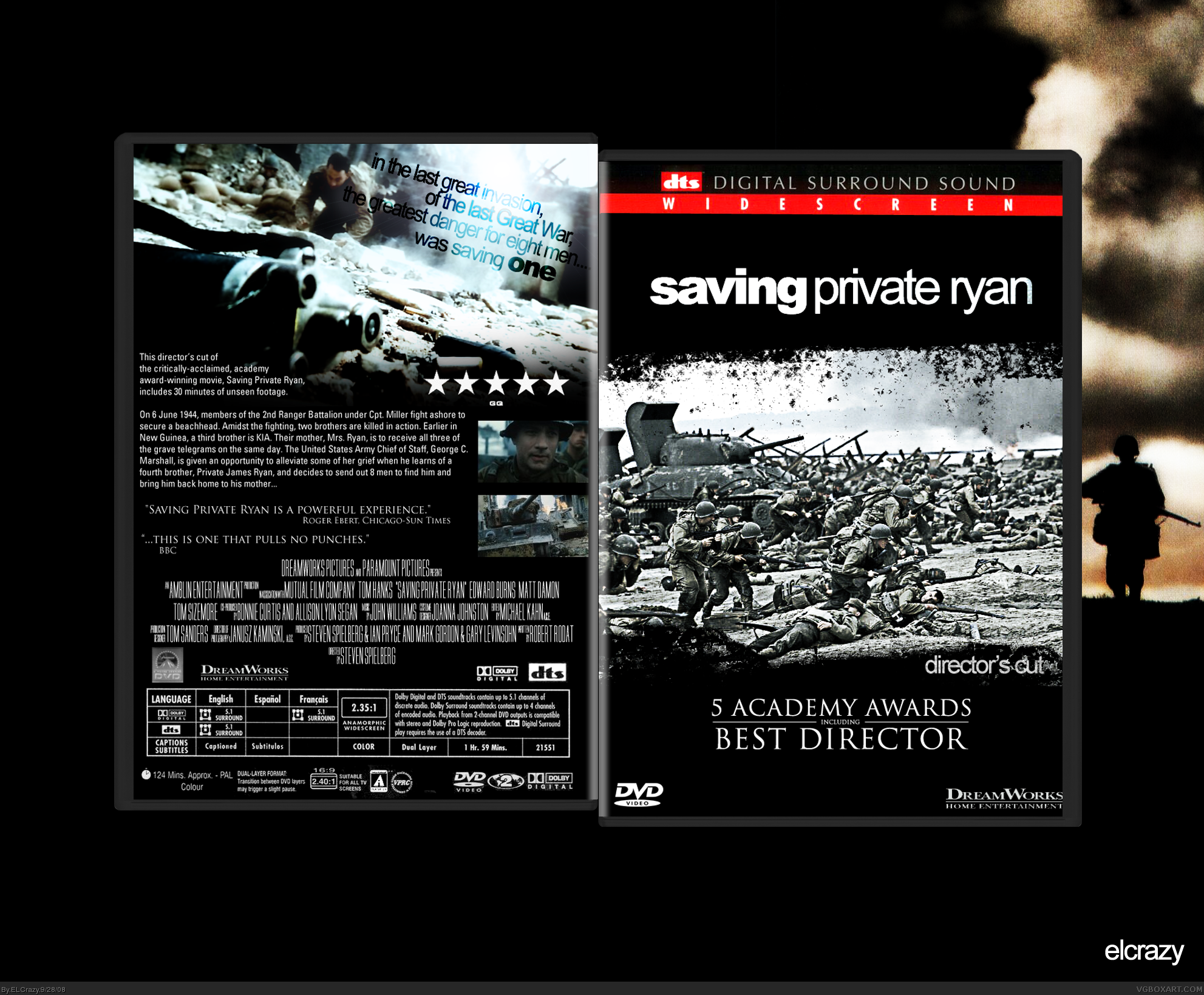 Saving Private Ryan box cover