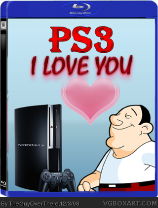 PS3 I love you <3 box cover