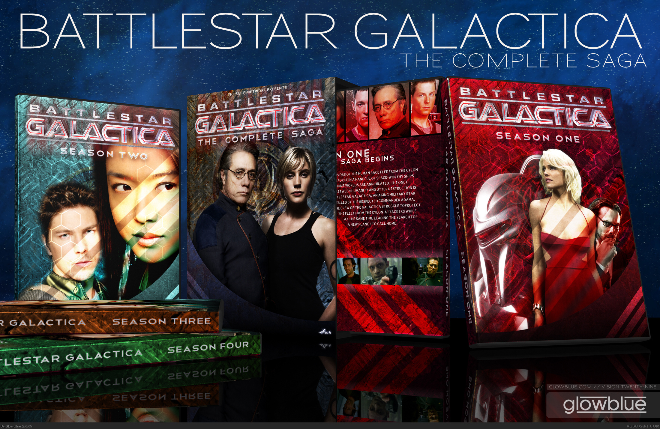 Battlestar Galactica box cover