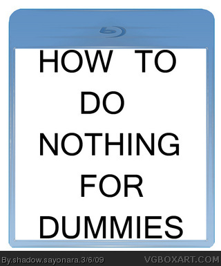 How to do nothing for dummies box cover