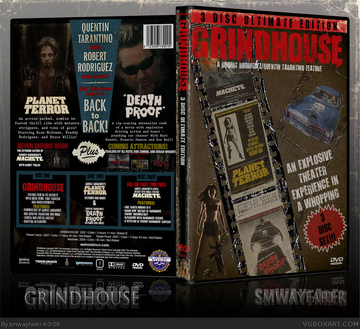 Grind House box art cover
