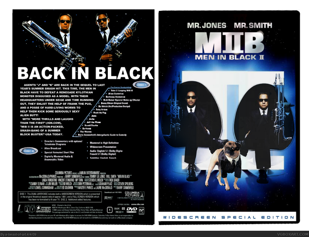 Men in Black II box cover
