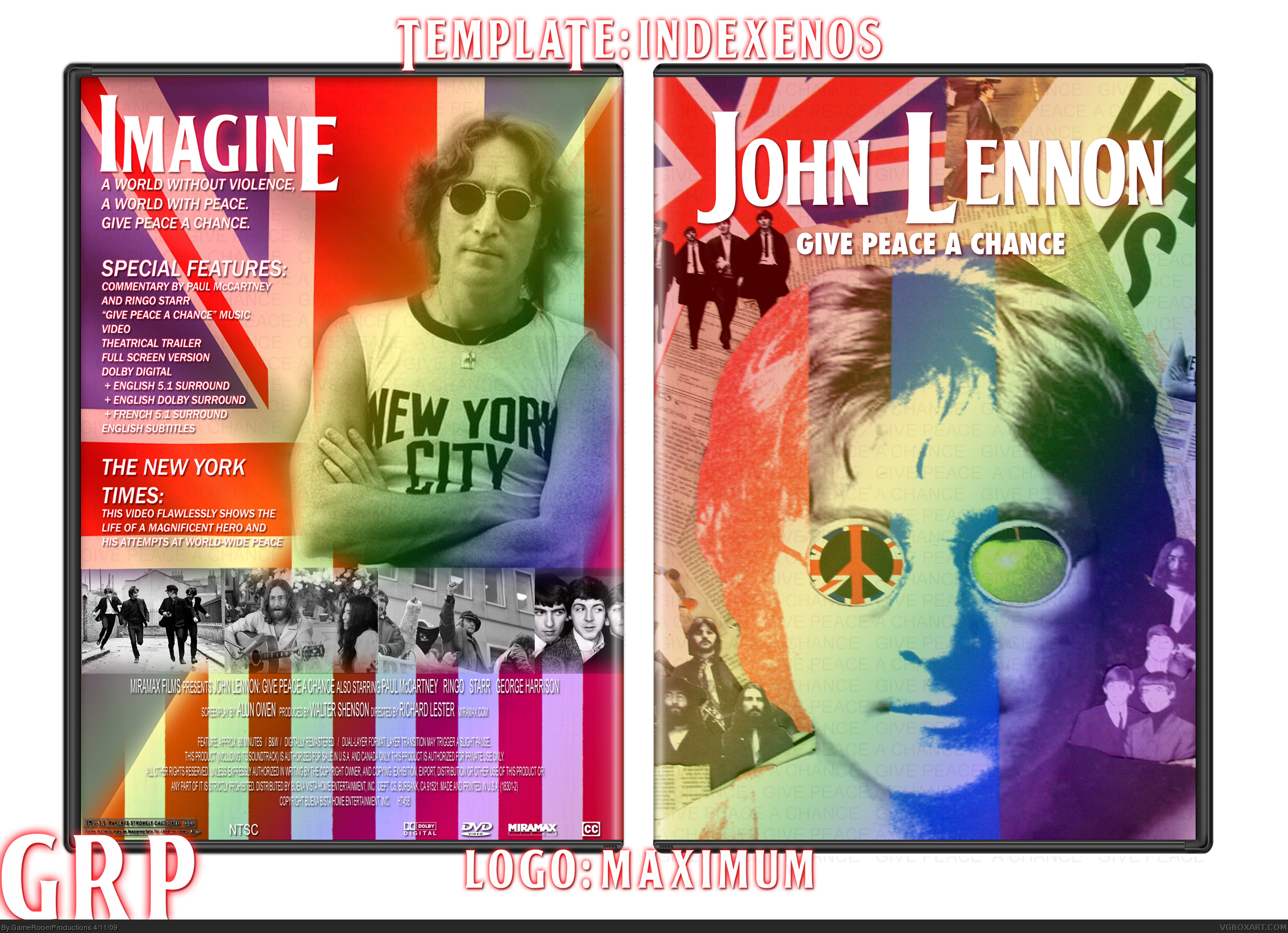 John Lennon: Give Peace A Chance box cover