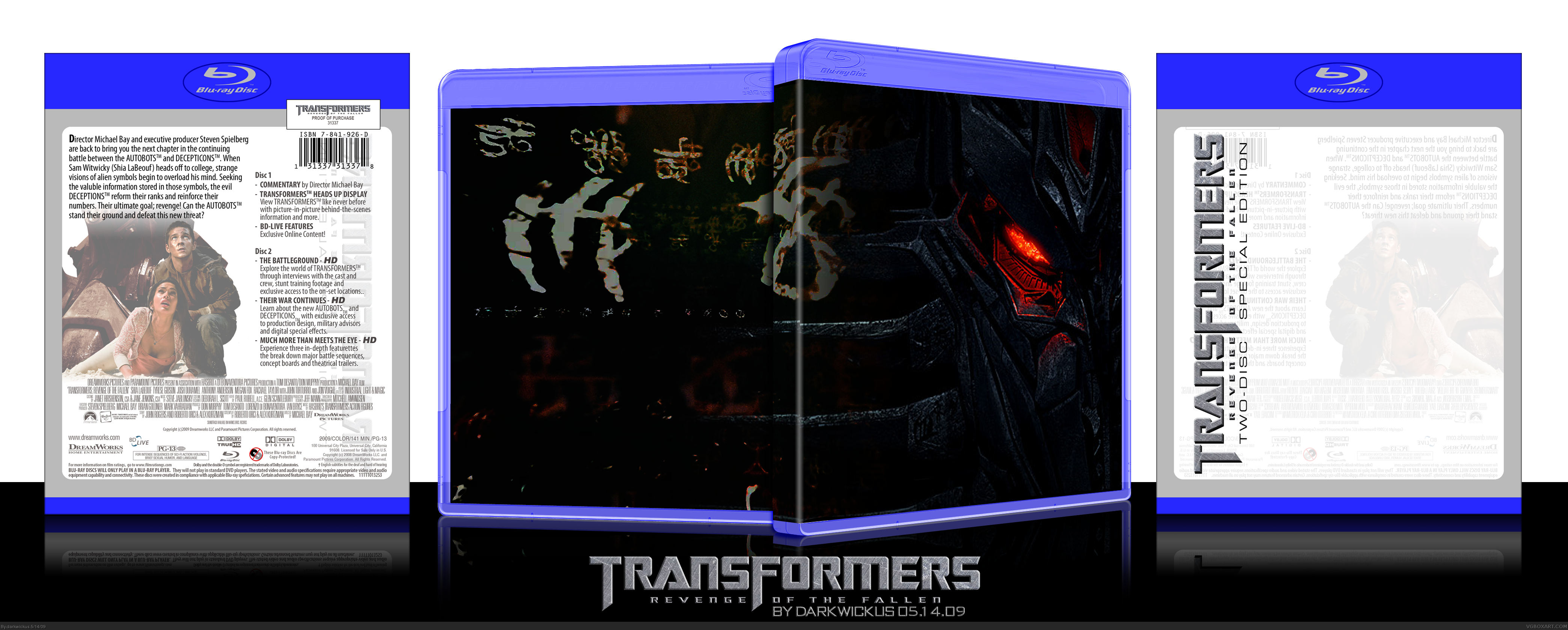 Transformers: Revenge of the Fallen box cover