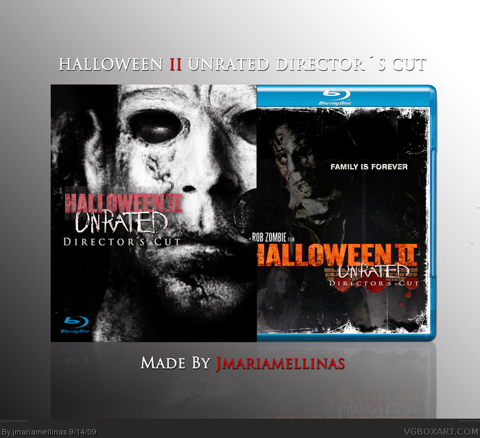 Halloween II: UNRATED box art cover