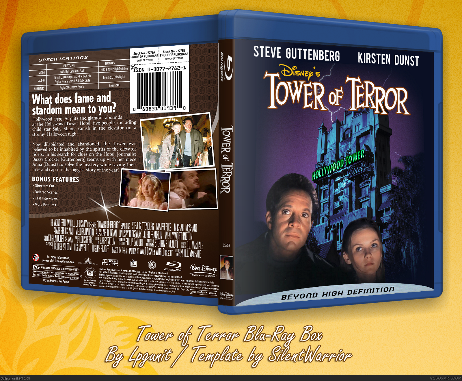 Tower of Terror box cover