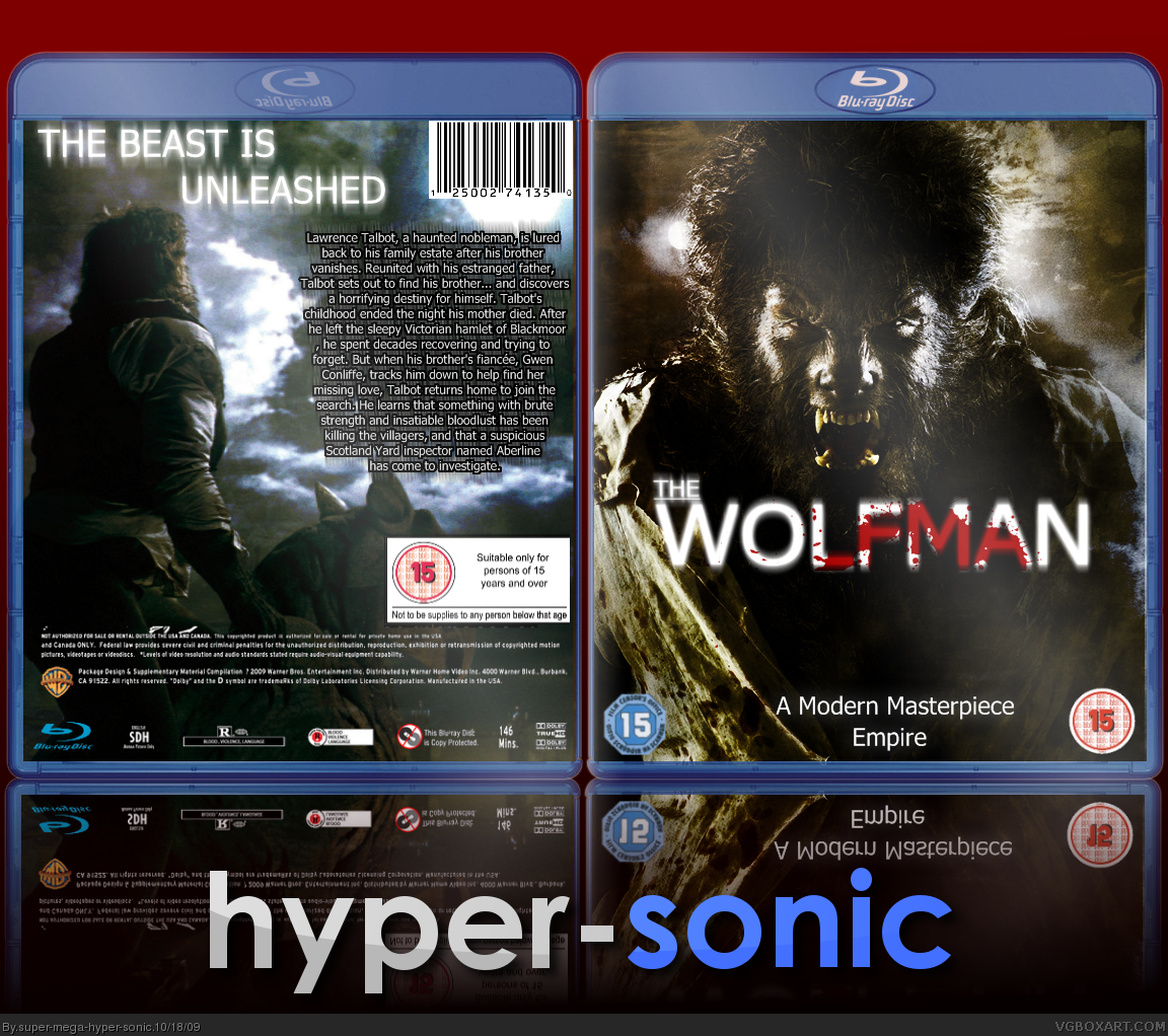 The Wolfman (2010) box cover