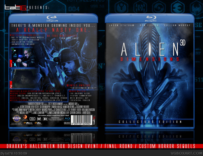 Alien Dimensions 3D box art cover