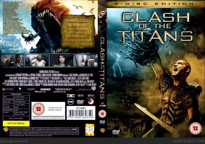 Clash of the Titans box art cover