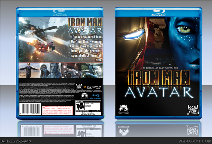 IronMan vs Avatar box art cover