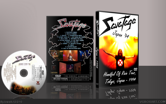 Savatage - Japan Live '94 box art cover