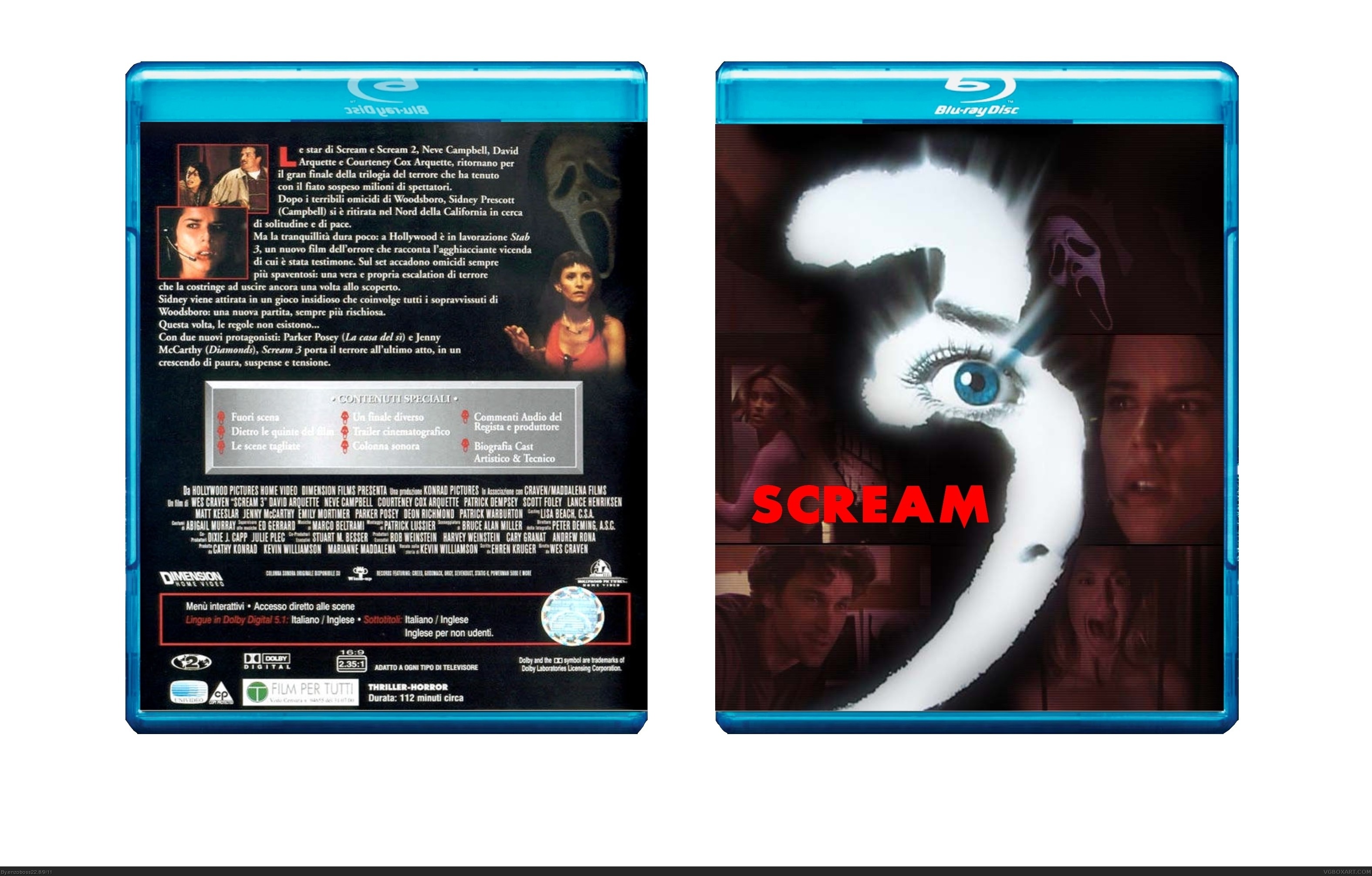 scream 3 box cover