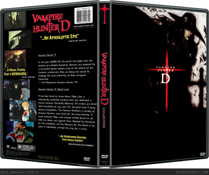 Vampire Hunter D box art cover