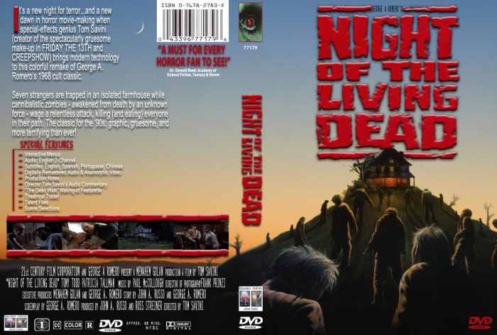 Night of the Living Dead 1990 box art cover
