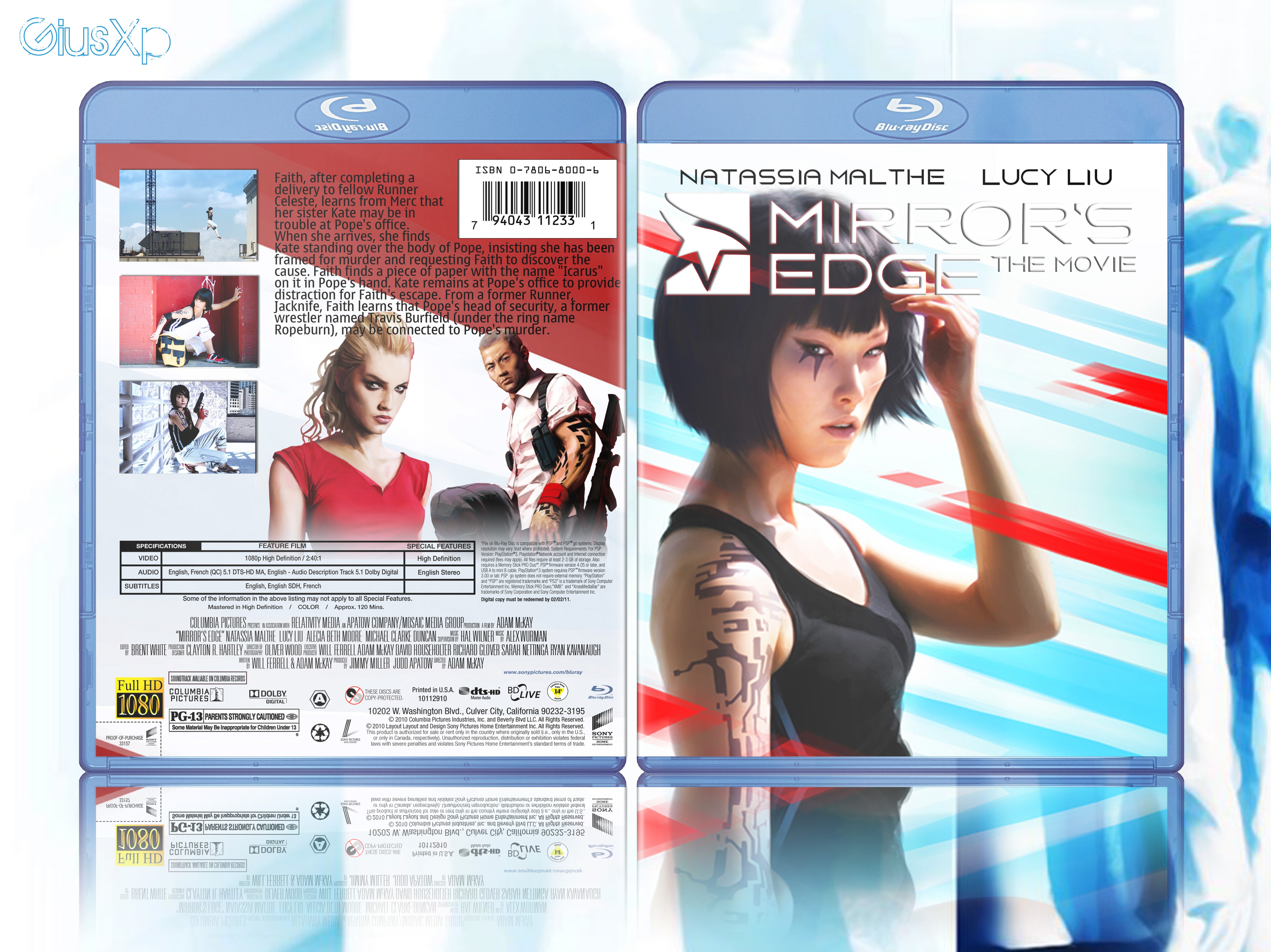 Mirror's Edge: The Movie box cover