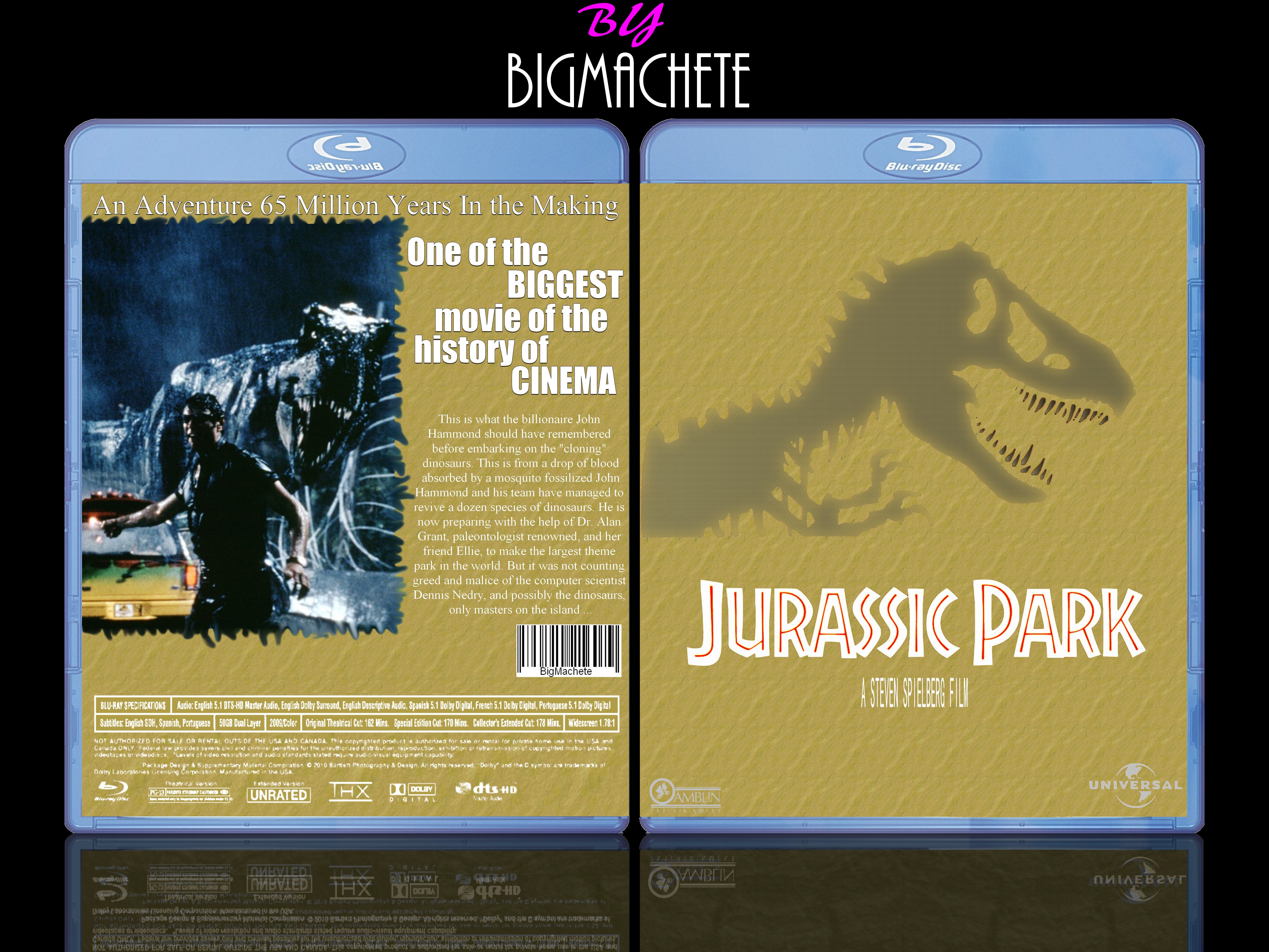 Jurassic Park box cover