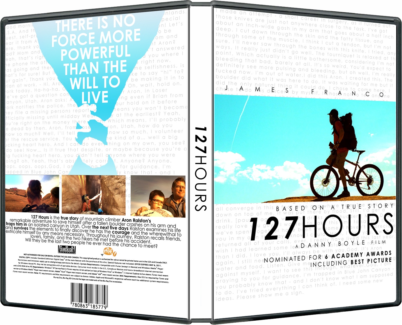 127 Hours box cover