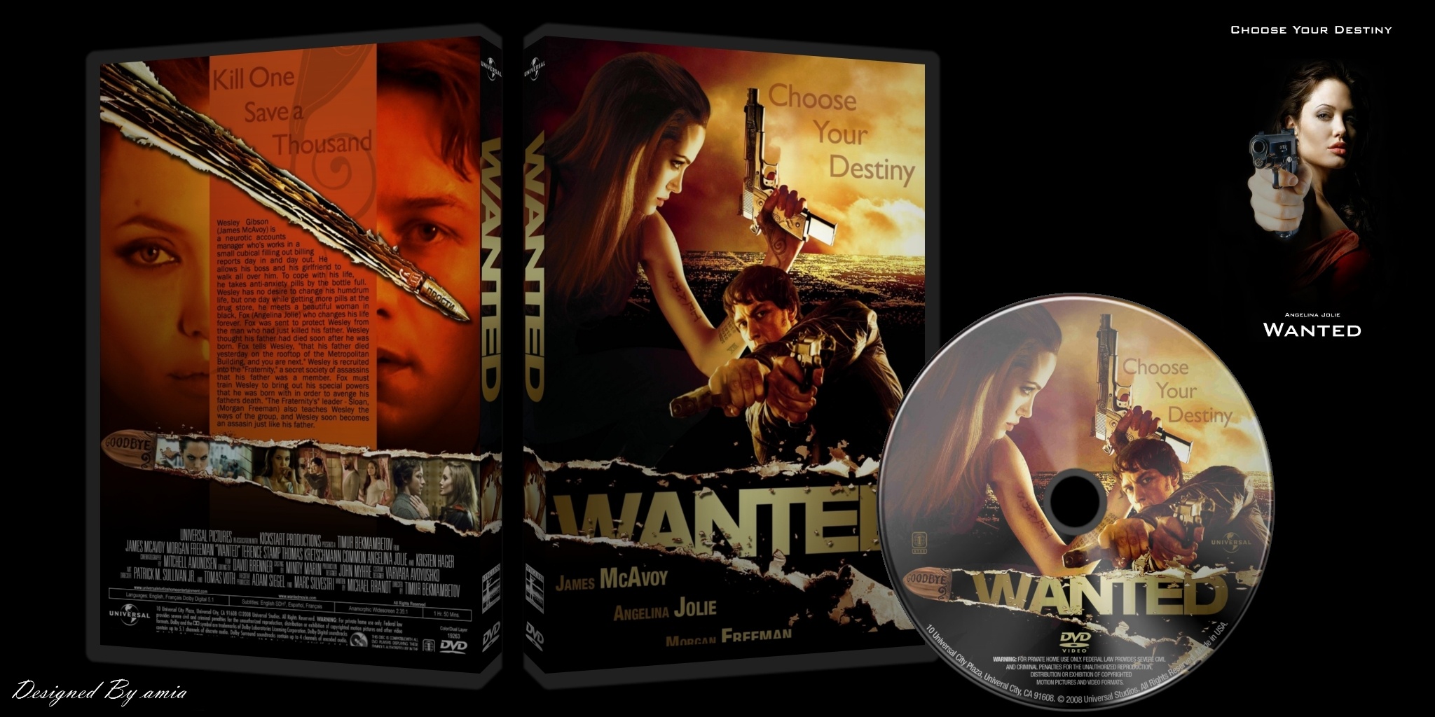 Wanted Movie box cover