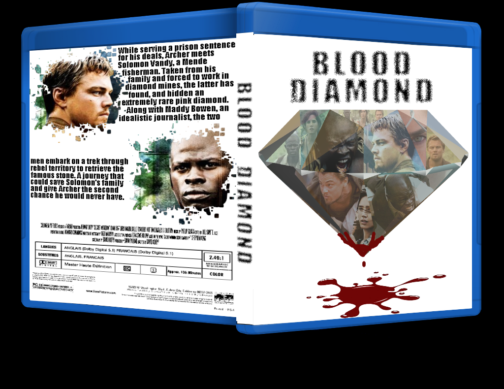 Blood Diamond box cover