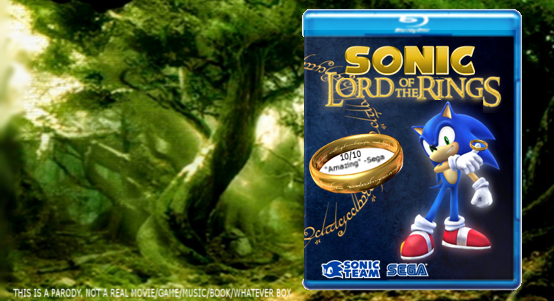 Sonic: Lord of the rings box cover