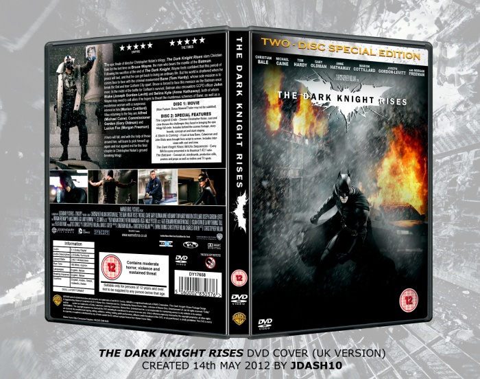 The Dark Knight Rises: 2-Disc Special Edition box art cover