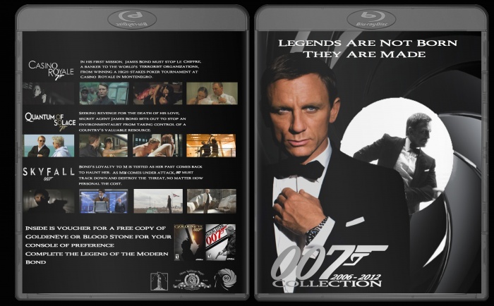 James Bond 007 Collection 20062012 Movies Box Art Cover by Wexter