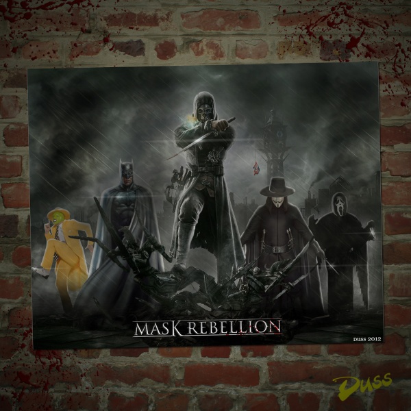Mask Rebellion Poster box art cover