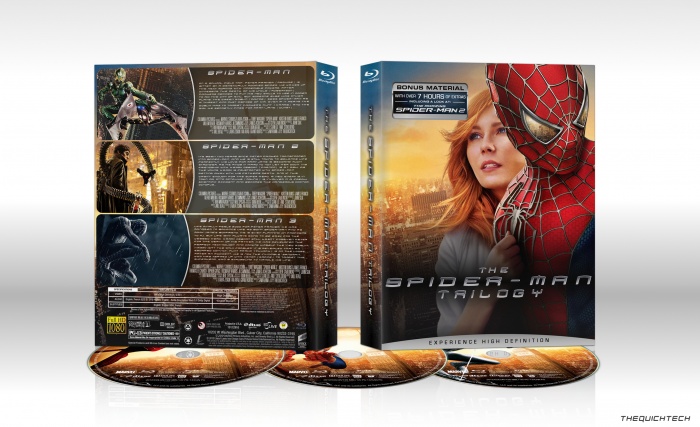 The Spider-Man Trilogy box art cover