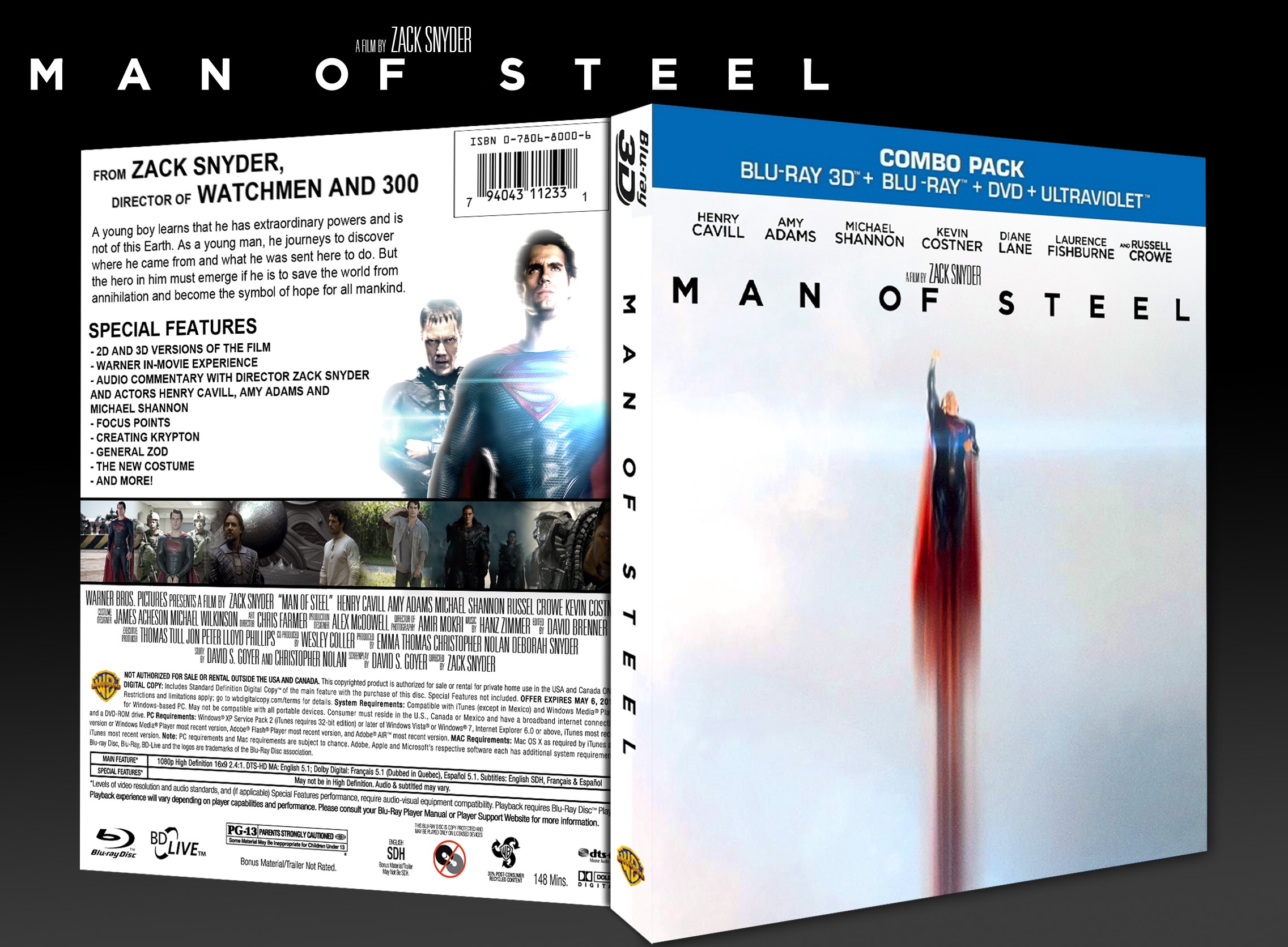 Man of Steel box cover