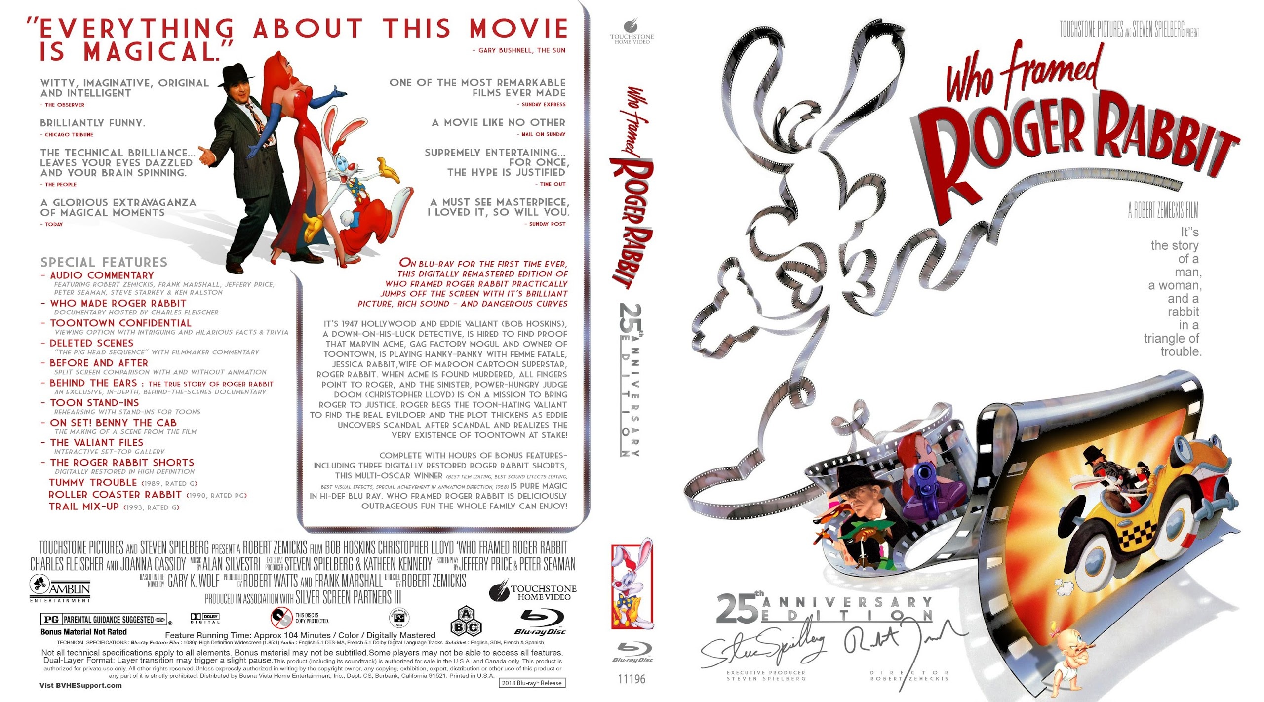 Who Framed Roger Rabbit 25th Anniversary box cover