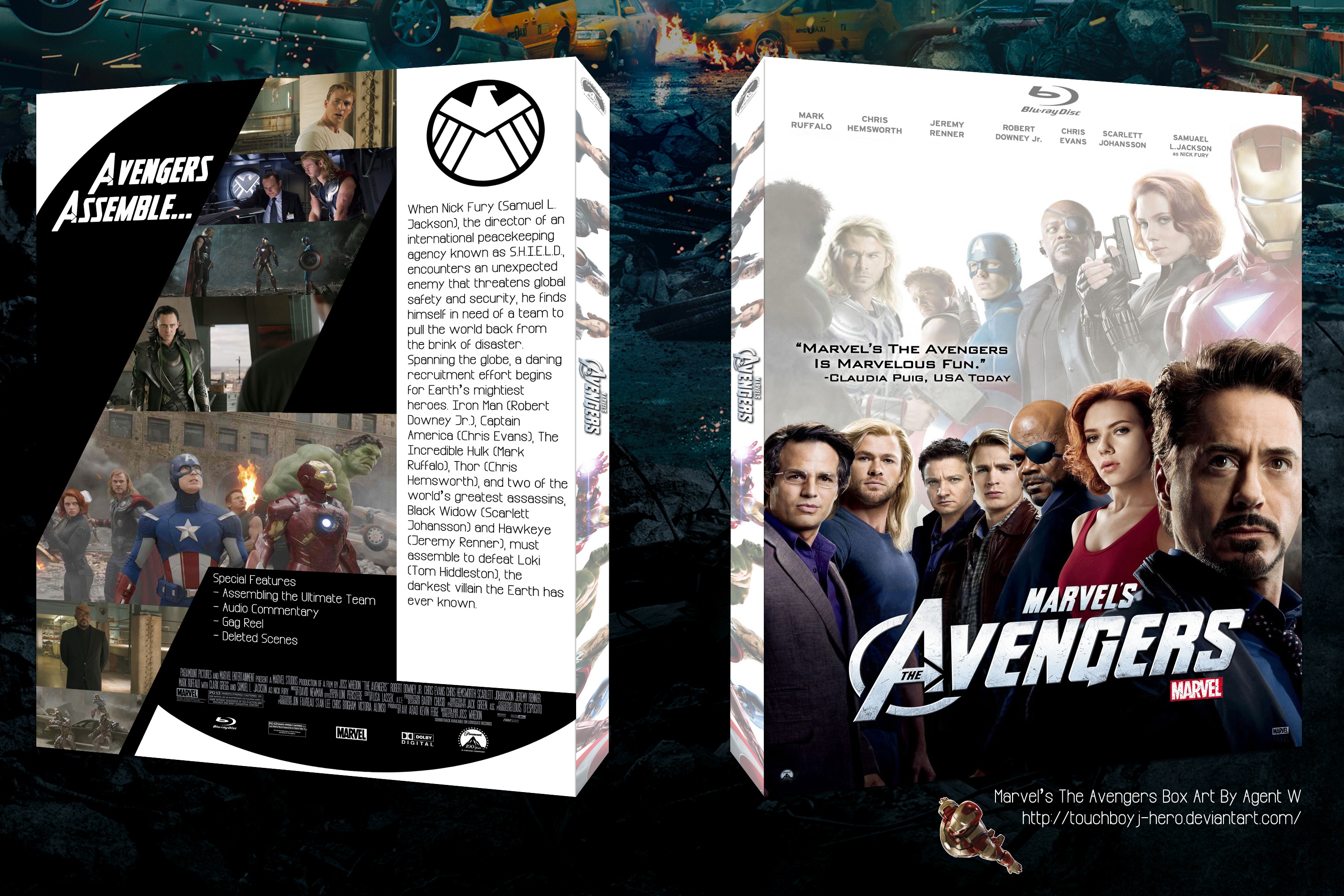 Marvel's The Avengers box cover