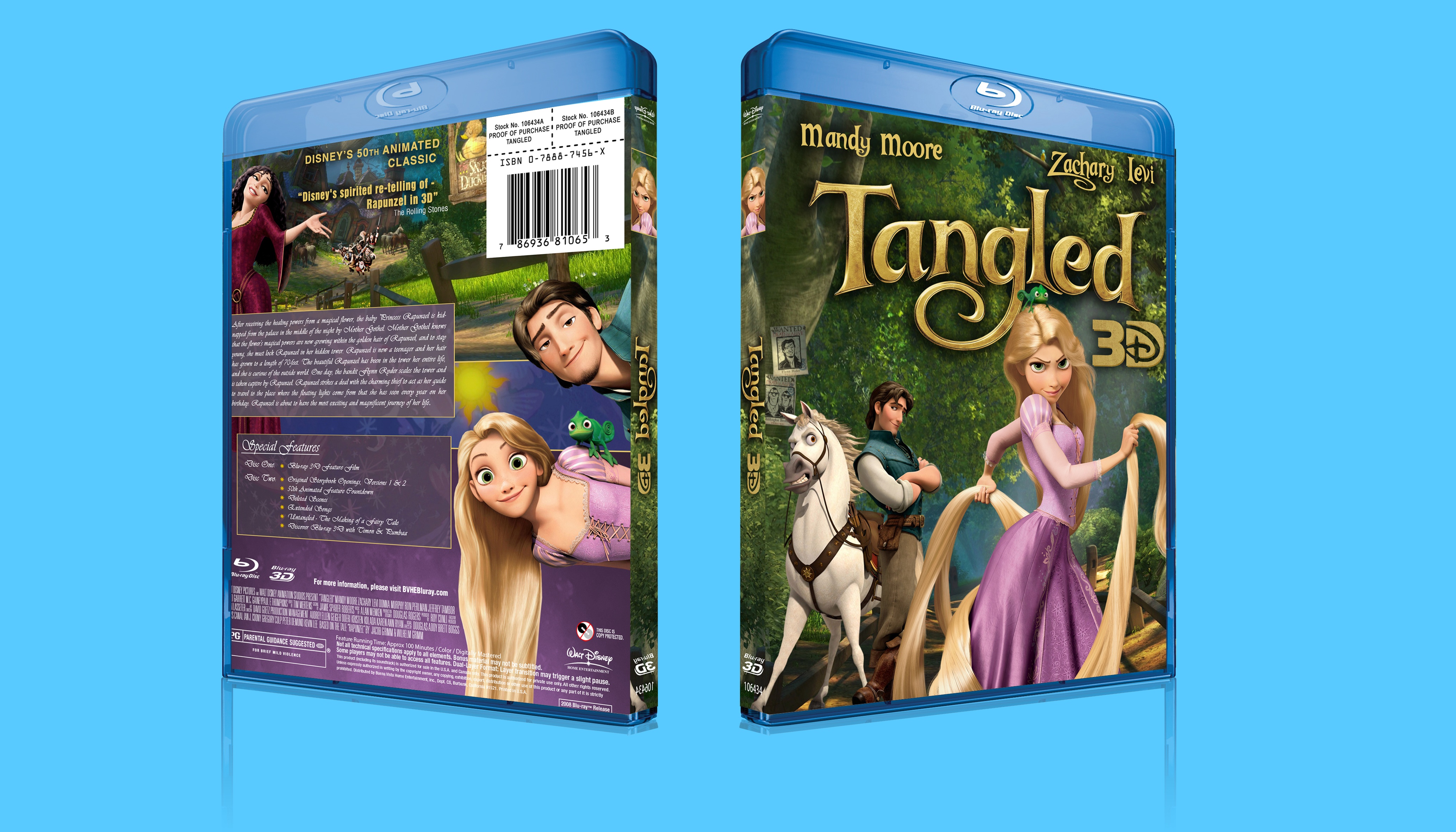 Tangled 3D box cover