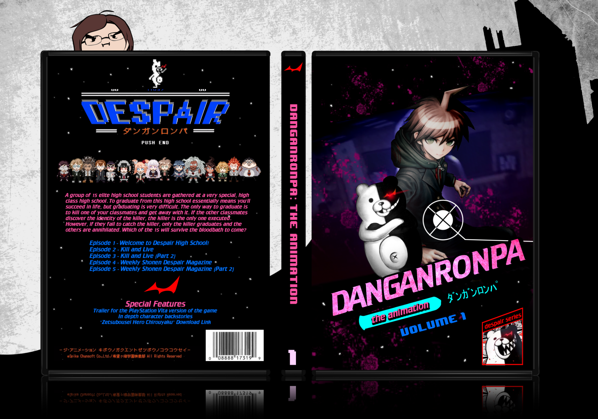 Danganronpa: The Animation box cover