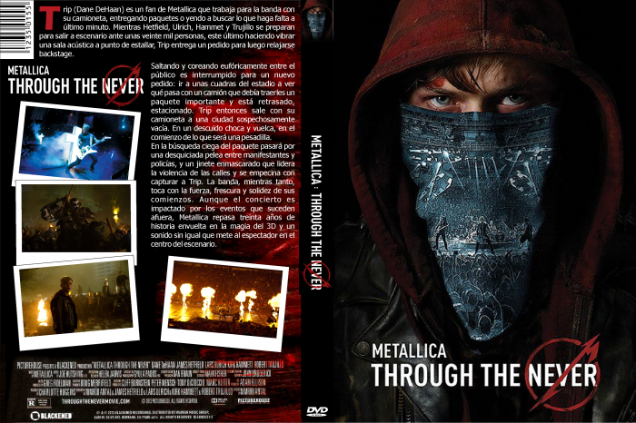 Metallica Through The Never box art cover