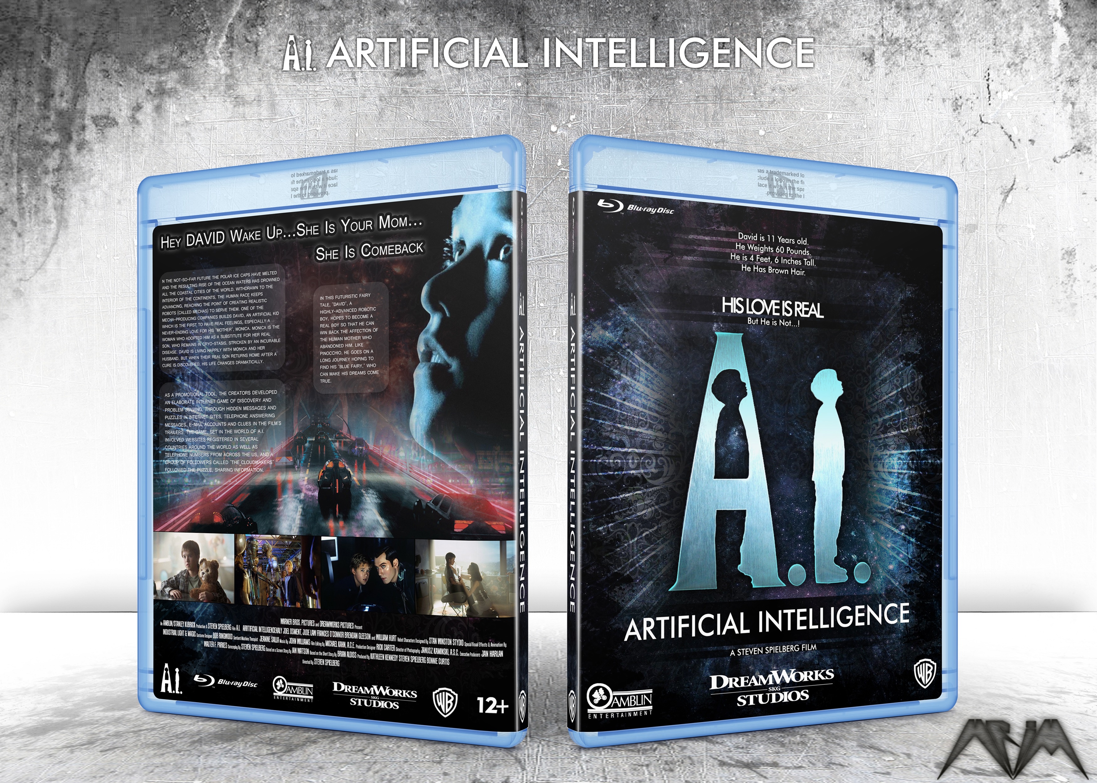A.I. Artificial Intelligence box cover