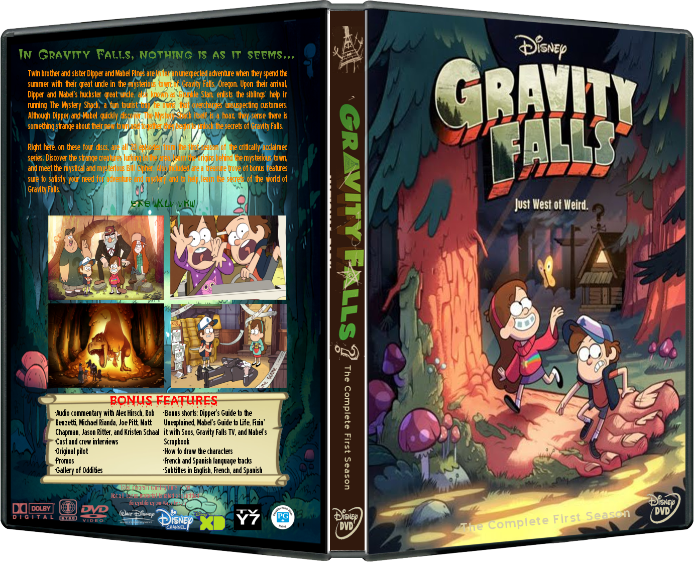 Gravity Falls: The Complete First Season box cover