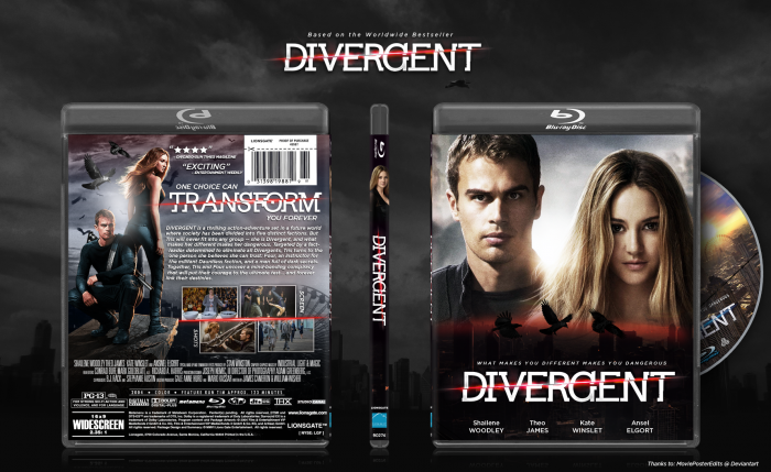 Divergent box art cover