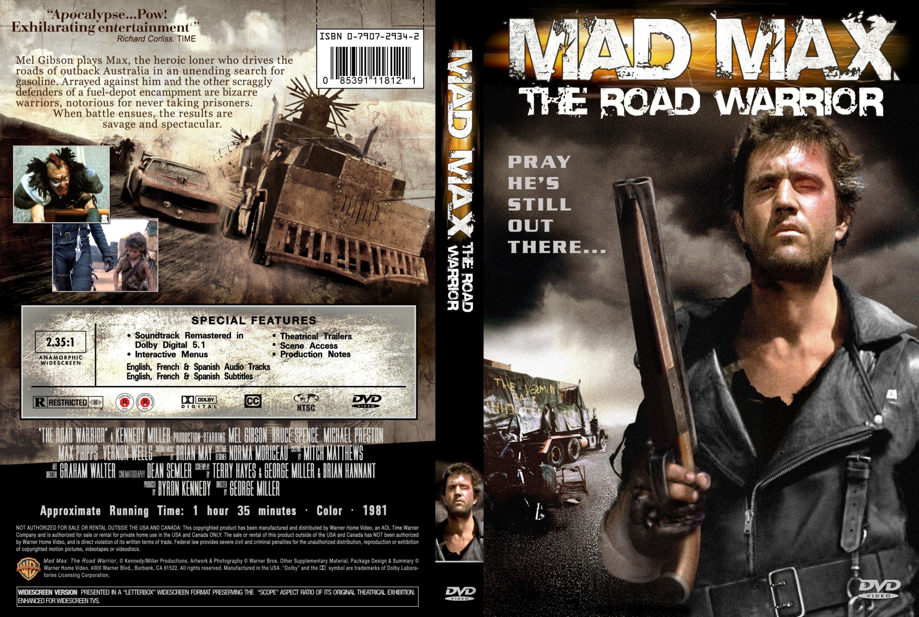 Mad Max box cover