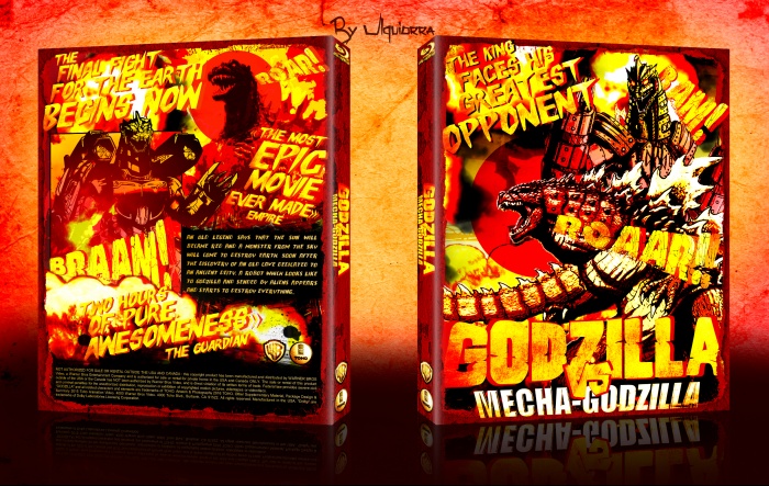 Godzilla VS Mecha-Godzilla box art cover