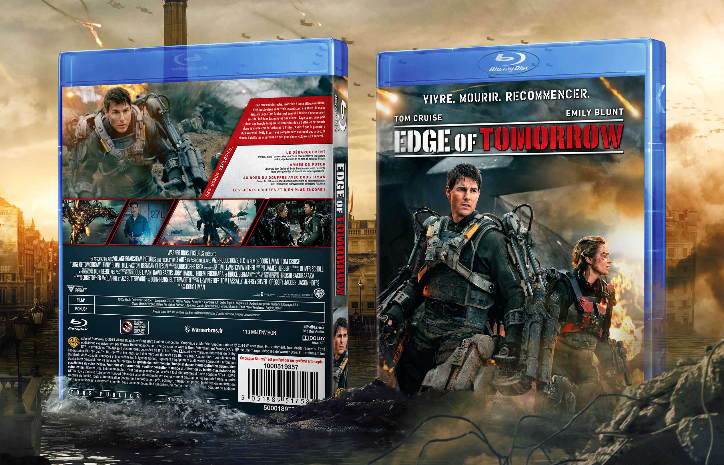 Edge Of Tomorrow box cover