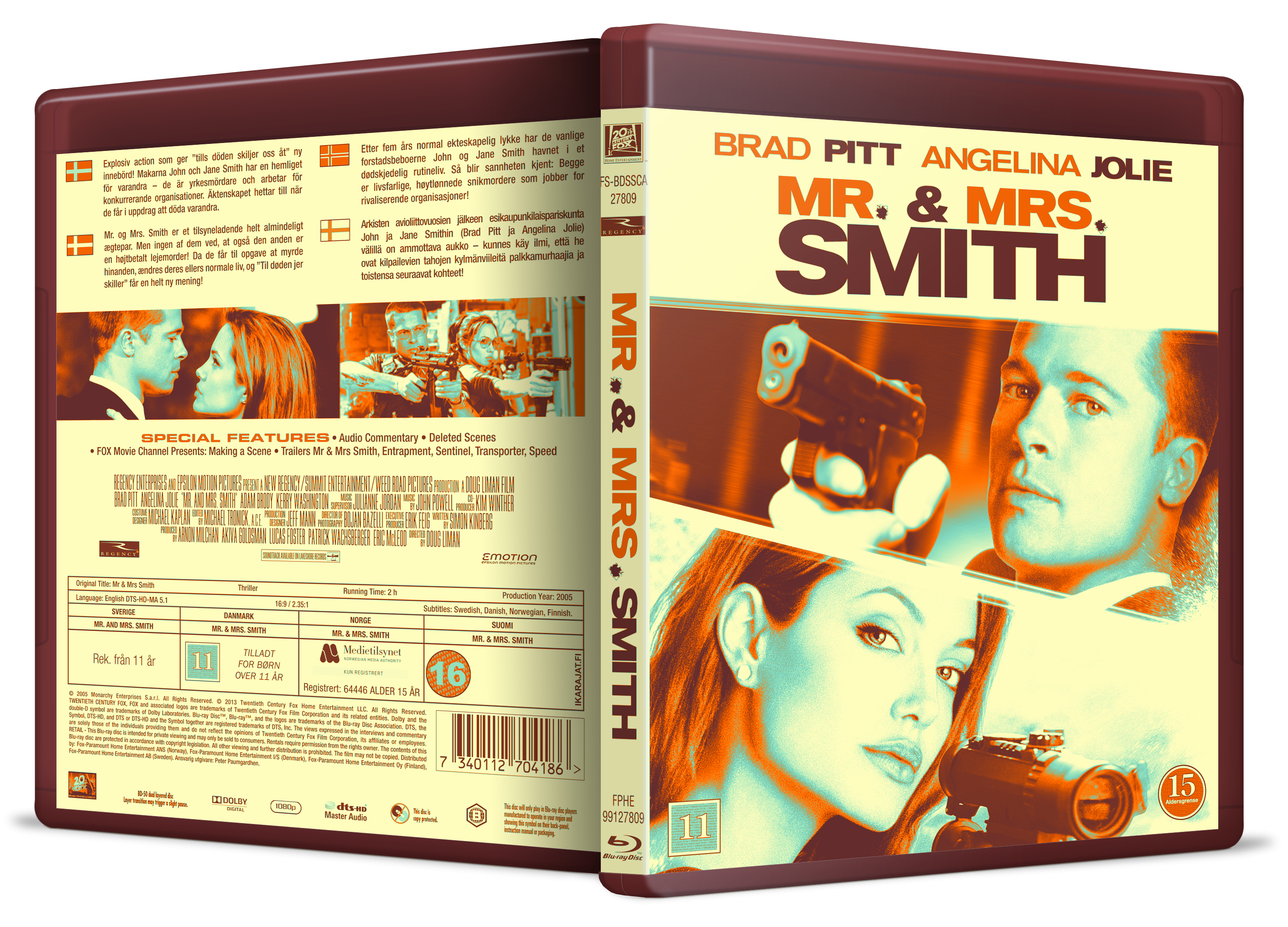 Mr. & Mrs. Smith box cover