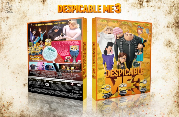 Despicable Me 3 box art cover
