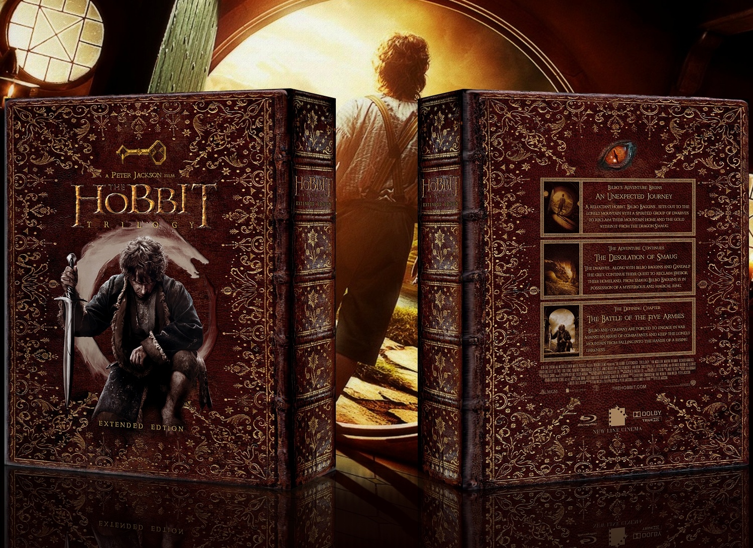 Hobbit Trilogy box cover