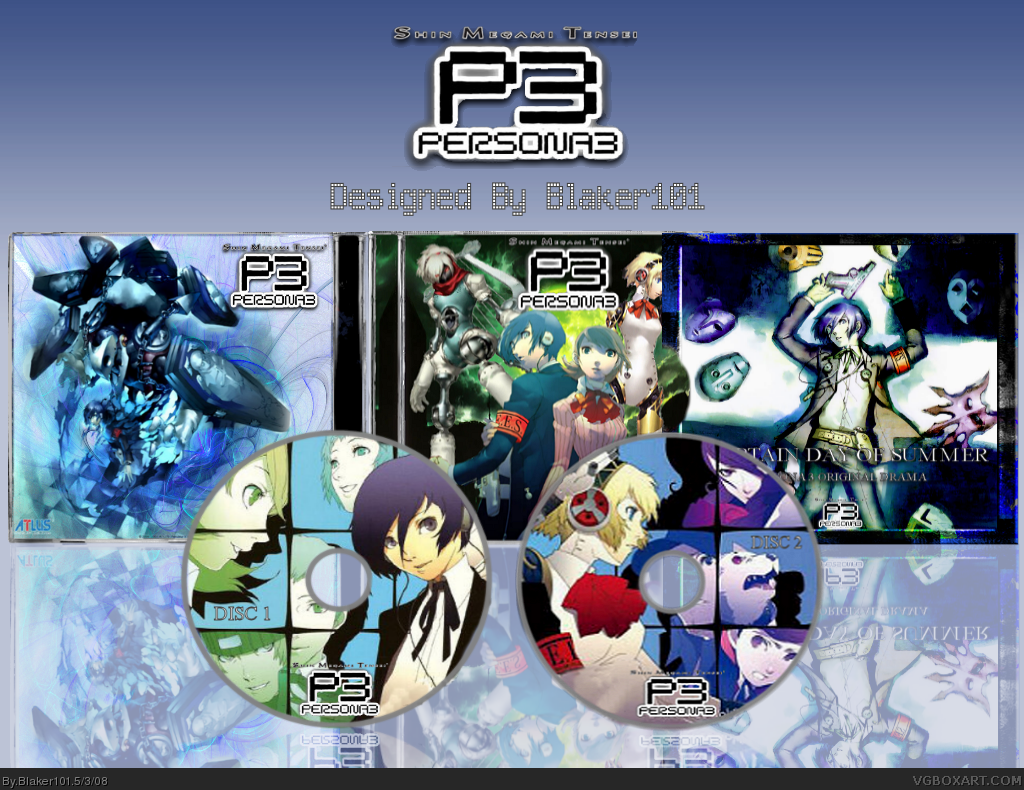 Persona 3 Official Soundtrack box cover