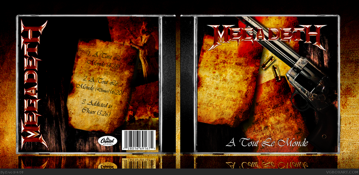 Megadeth - A Tout Le Monde box cover