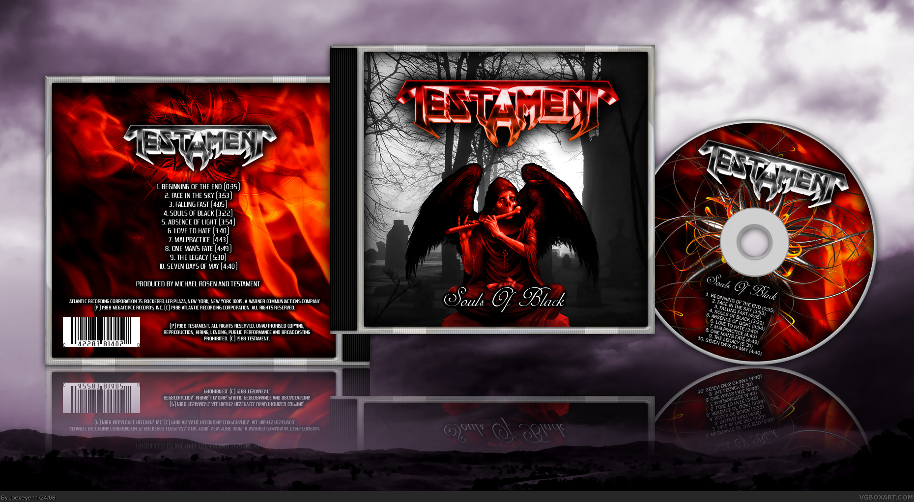 Testament - Souls Of Black box cover